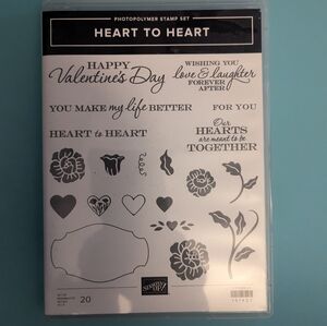 Stampin' Up Heart to Heart photopolymer stamp set